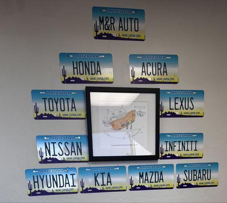 Car brands they service