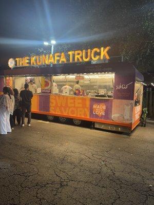 The kunafa truck line