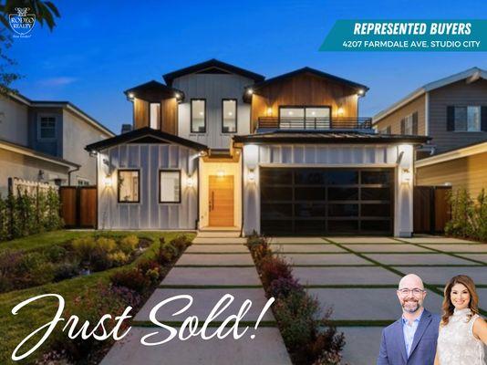 Just Sold | 8.2.23
4207 Farmdale Ave | Studio City
Sold for $3,900,000