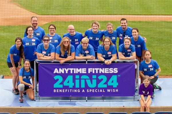 Team Montanna! The Insurance Pad - the official sponsor of Team Montanna for the Anytime Fitness 24 in 24, August, 2018.