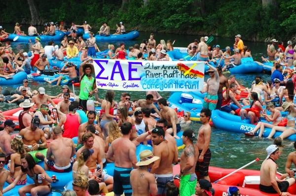 SAE 21st Annual River Raft Race 2014