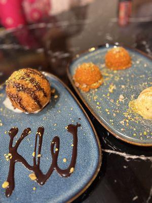 Dessert / Friend Ice Cream & Vanilla Ice Cream and Gajjar Ka Halwa