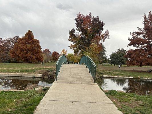 Bridge to one entrance
