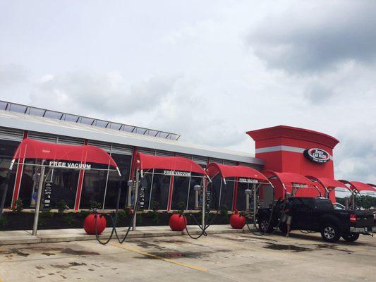 So many vacuums that have suction power to pull the carpet out of your car. Awesomeness