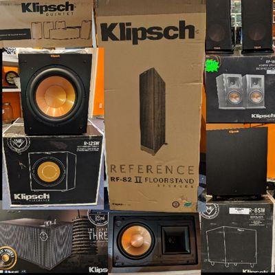 We are a Klipsch Authorized Dealer and sell premium home theater audio systems