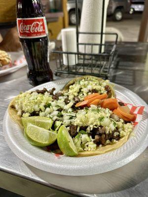 Carne asada tacos. The best in Tempe!