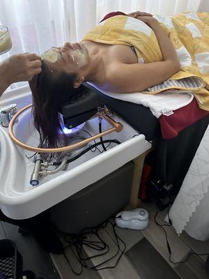 Thư giãn goi đầu dưỡng sinh