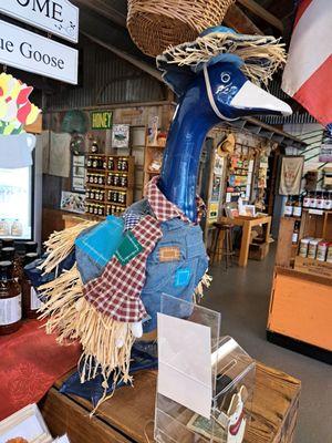Blue Goose decor - Photo taken 10/9/2025.
