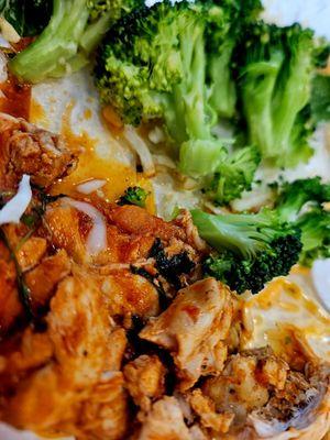 Chicken and broccoli lunch was really good!