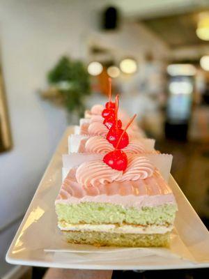 Cherry Pistachio Cake