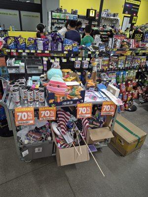 Halloween sale items.