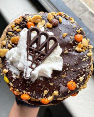 peanut butter chocolate mousse cake