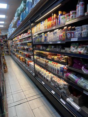 Drinks , yogurt, eggs, cheese