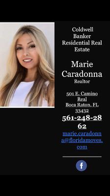 Marie Caradonna - Coldwell Banker Boca Resort