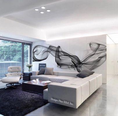 Smoke 3D wall.