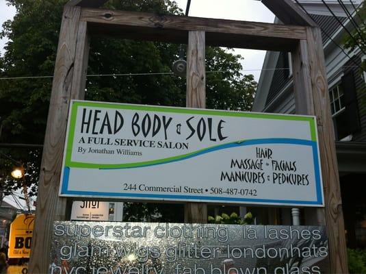 Head body & Sole right in the center of town