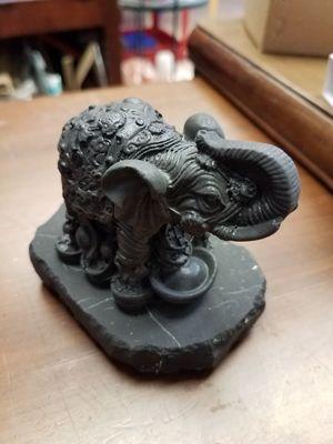Shungite carved elephant