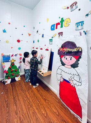 Free time in the art room