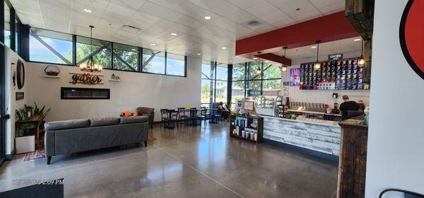 As soon as you come in you hear beautifully soothing Christian music and you could feel that you are in the right place.