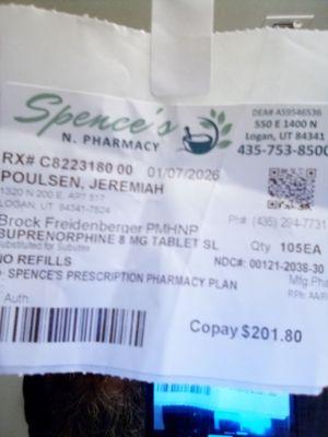 Over charged should of been $1.60