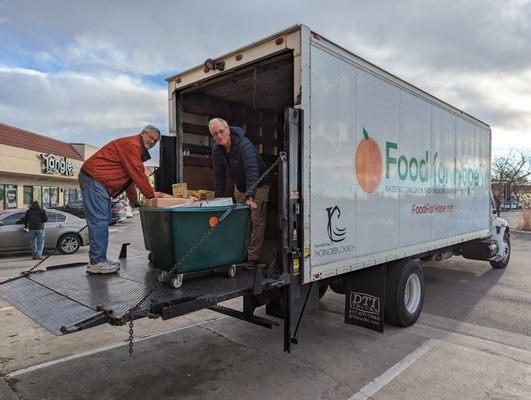 Food Deliveries going to local schools!