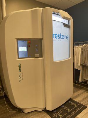 The cryo chamber is its own stand alone unit unlike the one we go to in California! Highly recommend.