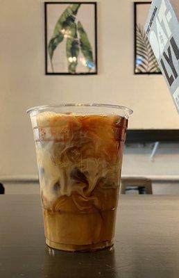 cold brew with oat milk
