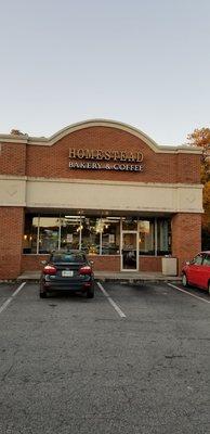 Exterior view of business