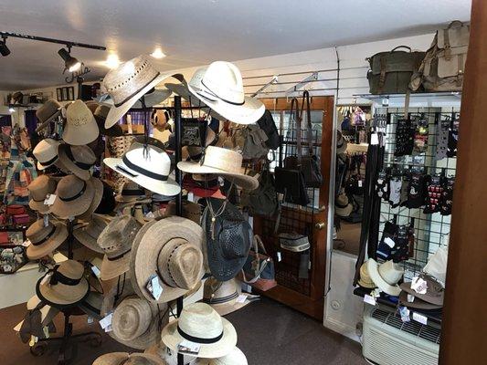 The Man Cave at " ... and then some" has some great stuff for the guys! Bags, hats, leather goods, Saxx underwear & then some!