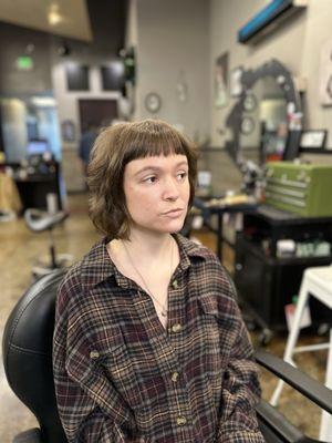 Baby Bangs & Baby Bob by Barber/Stylist Eliza