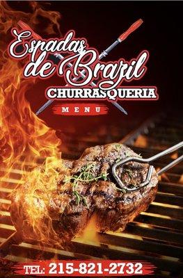 Business name and phone number