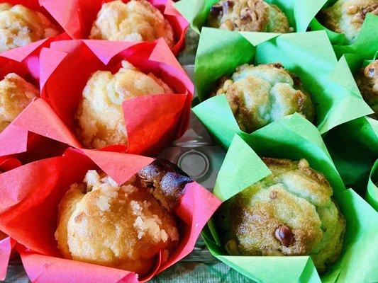 Mini muffins Close up