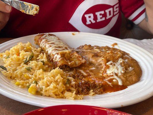 5. One Beef Burrito, One Beef Taco, and One Beef Enchilada