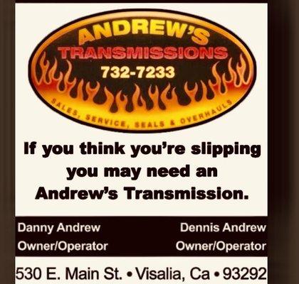 Andrew's Transmissions
