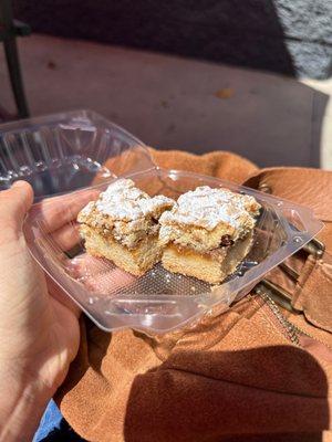 The owner gifted me a sweet treat as well