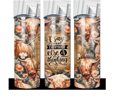 I say what everybody else is thinking