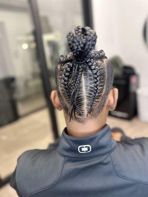 Mohawk Braid Freestyle Updo