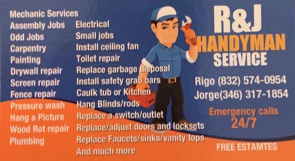 R & J Handyman Services & Landscaping
