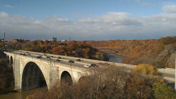 Veterans Memorial bridge.