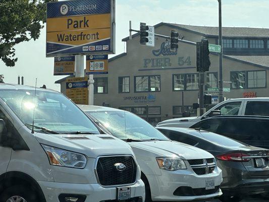 $50 for 2 hour parking on the waterfront pier 55/56