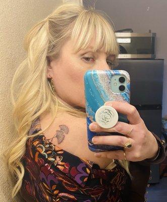 Ginkgo leaves tattoo