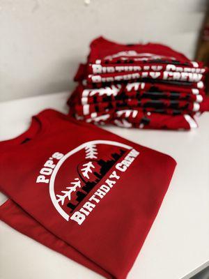 Rush order printed by Pixel Design Co. Design provided by others.