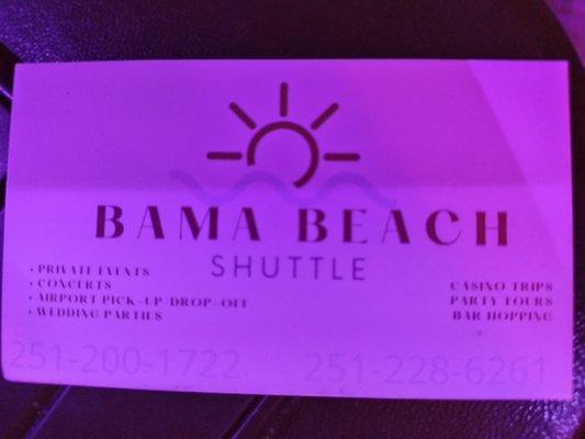 Bama Beach Shuttle