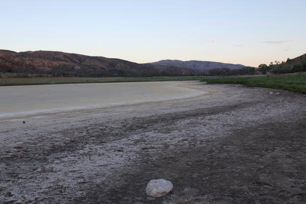 Not much water in the lake these days.