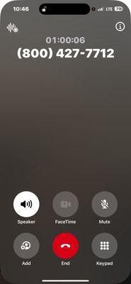 On hold time with Florida public utilities before I gave up