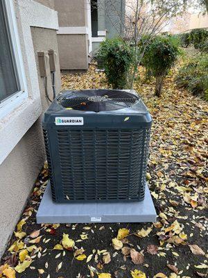 New Installation of a condenser unit. We accommodate your budget