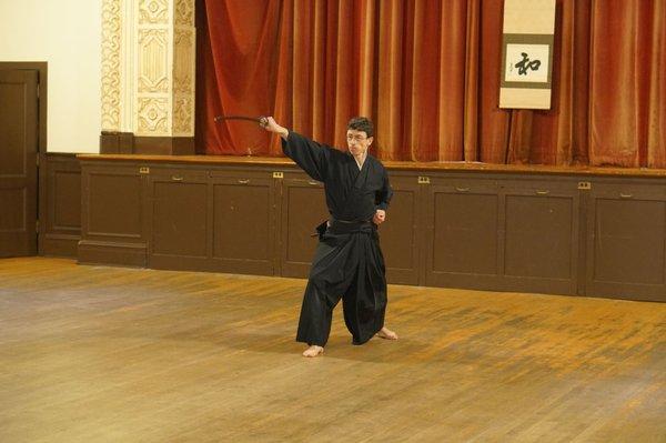 Muso Jikiden Eishin Ryu iaido classes in Alameda on Tuesday and Thursday evenings.