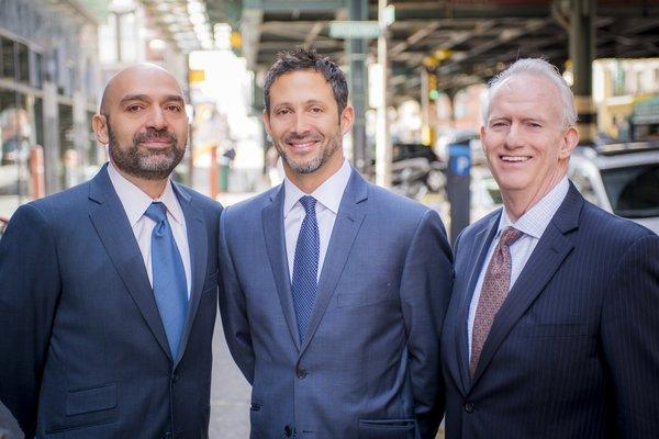 Our executive leadership. From left-to-right: George Lazaridis, Steven Schnall and Donald M. Frain.