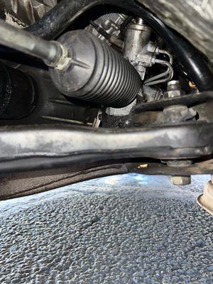 Rack & pinion leaking