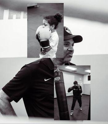 Coach Ray watching workouts